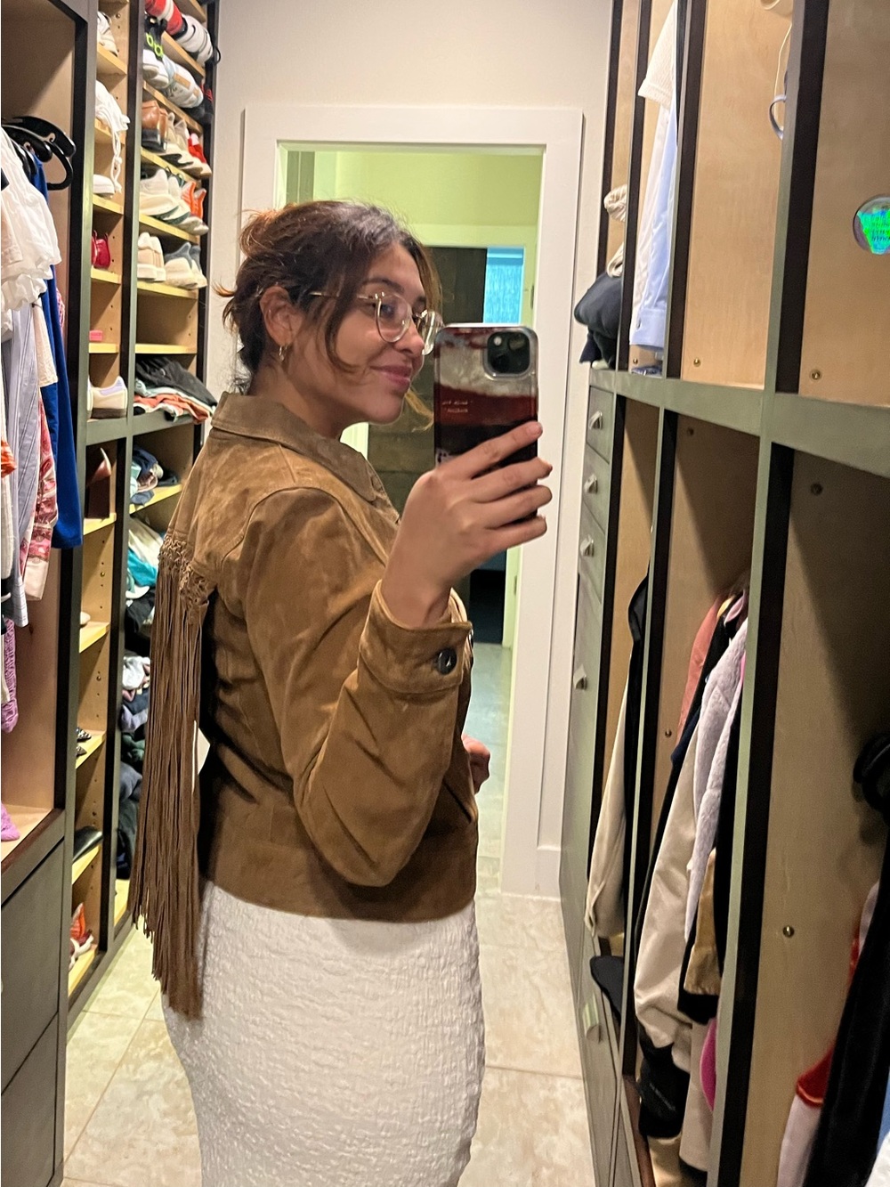 BCBGeneration Suede Fringe Jacket - Picture 8 of 8